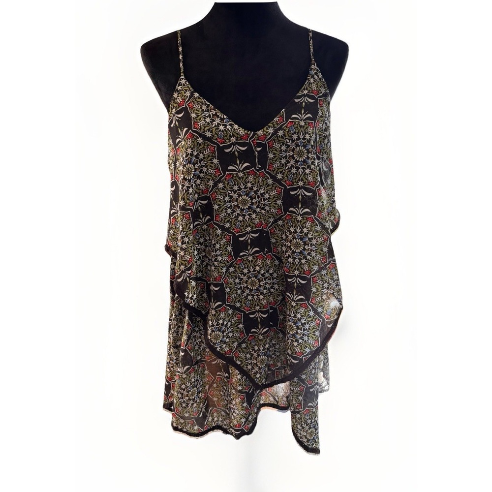 Intimately Free People Gypsy Slip Dress Handkerchief Boho Floral Sz Small